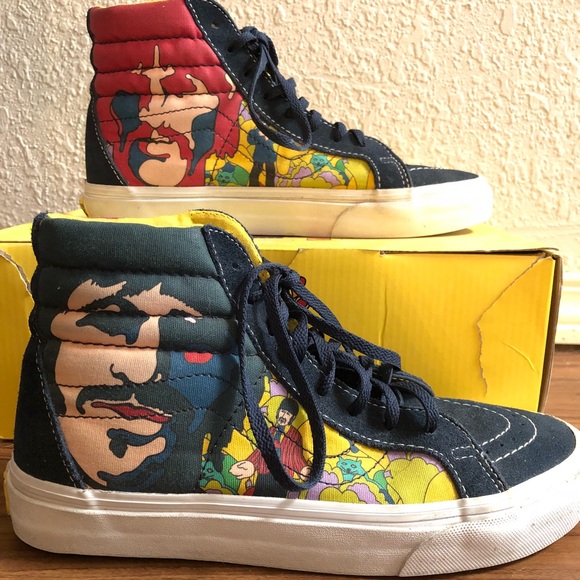 beatles vans high tops